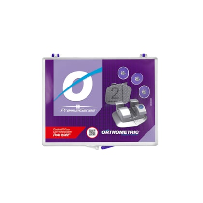 Bráquete Metálico Premium Mini Roth 022 - ORTHOMETRIC Bráquete Metálico Premium Mini Roth 022 - ORTHOMETRIC