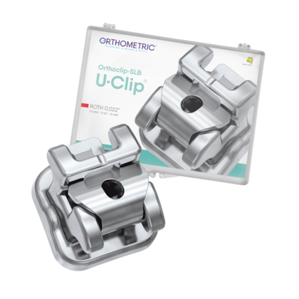 BRÁQUETE METÁLICO ROTH AUTOLIGADO ORTHOCLIP SLB U-CLIP SLOT 022 - ORTHOMETRIC BRÁQUETE METÁLICO ROTH AUTOLIGADO ORTHOCLIP SLB U-CLIP SLOT 022 - ORTHOMETRIC