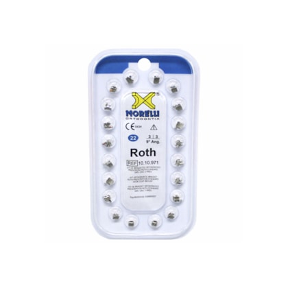 Bráquete Metálico STD 9° com Gancho Roth 022 - MORELLI Bráquete Metálico STD 9° com Gancho Roth 022 - MORELLI