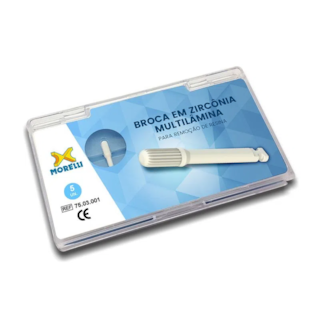 Broca em Zircônia Multilâmina para Remoção de Resina - MORELLI Broca em Zircônia Multilâmina para Remoção de Resina - MORELLI