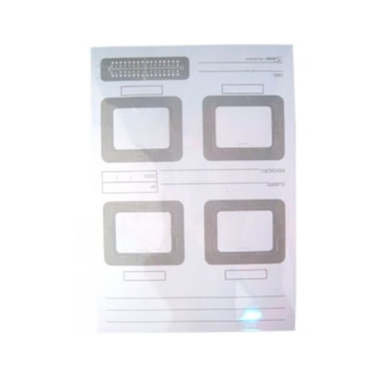 Cartela de Raio x 4 furos - DALLAS Cartela de Raio x 4 furos - DALLAS