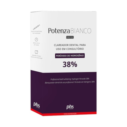 Clareador Potenza Bianco PRO SS H202 38% P/3 Pacientes - PHS