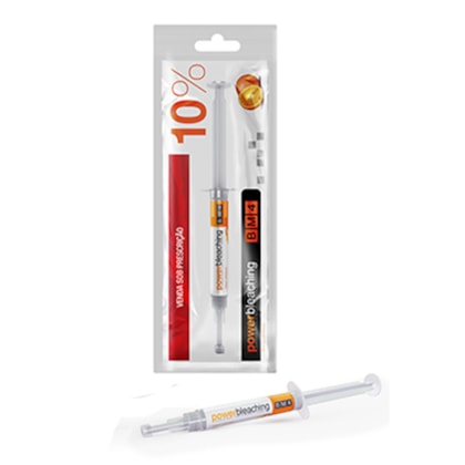 Clareador Power Bleaching 10% Seringa Individual - BM4 Clareador Power Bleaching 10% Seringa Individual - BM4