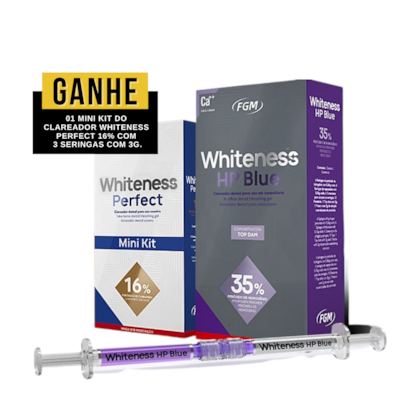 CLAREADOR WHITENESS HP BLUE CALCIUM 35% KIT - FGM CLAREADOR WHITENESS HP BLUE CALCIUM 35% KIT - FGM