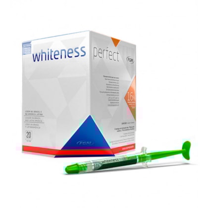 Clareador Whiteness Perfect 16% Kit - FGM Clareador Whiteness Perfect 16% Kit - FGM