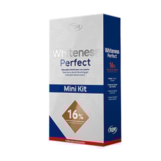 Clareador Whiteness Perfect 16% Mini Kit - FGM Clareador Whiteness Perfect 16% Mini Kit - FGM