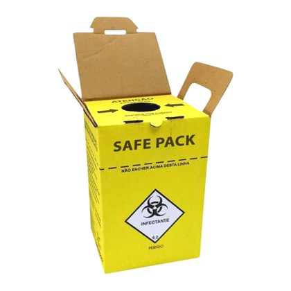 Coletor de Material Perfuro Cortante - Safe Pack