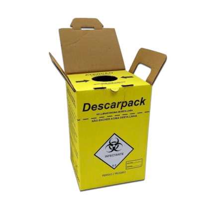 Coletor de Material Perfurocortante - DESCARPACK Coletor de Material Perfurocortante - DESCARPACK