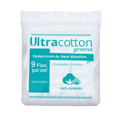 COMPRESSA DE GAZE IRIS 9 FIOS - ULTRACOTTON COMPRESSA DE GAZE IRIS 9 FIOS - ULTRACOTTON