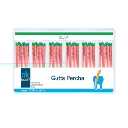 Cone de Gutta Percha 60un - MK LIFE Cone de Gutta Percha 60un - MK LIFE