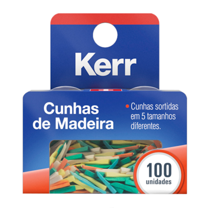 CUNHA ANATÔMICA DE MADEIRA SORTIDA - KERR CUNHA ANATÔMICA DE MADEIRA SORTIDA - KERR
