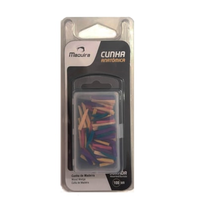 CUNHA ANATÔMICA DE MADEIRA SORTIDA - MAQUIRA CUNHA ANATÔMICA DE MADEIRA SORTIDA - MAQUIRA