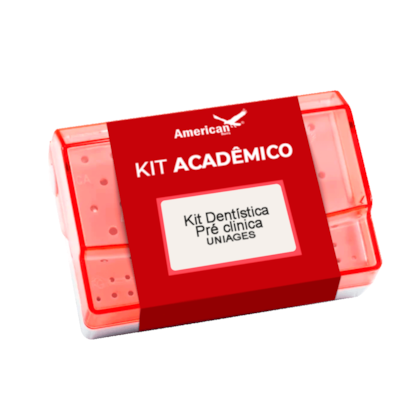 Dentística Pré Clínica Kit Uniages - AMERICAN BURRS Dentística Pré Clínica Kit Uniages - AMERICAN BURRS