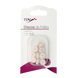 DISCO DE FELTRO 12MM - TDV