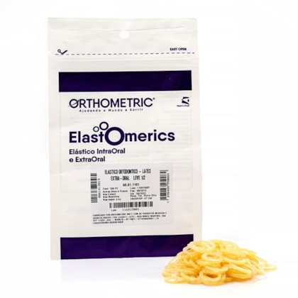 Elástico Extra Oral Latex - ORTHOMETRIC Elástico Extra Oral Latex - ORTHOMETRIC