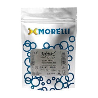 Elástico Intraoral Antimicrobiano Black - MORELLI