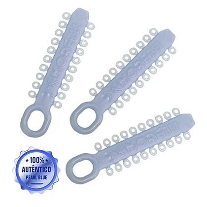 Elástico Ligadura Modular Pearl Blue - MORELLI