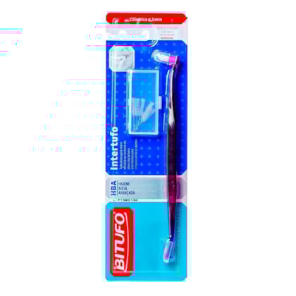Escova Dental Intertufo Extra Macia Cilindrica 3mm - BITUFO Escova Dental Intertufo Extra Macia Cilindrica 3mm - BITUFO