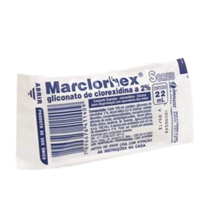 Escova Marclorhex Clorexidina 2 Scrub - CRISTÁLIA