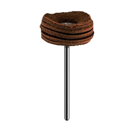 Escova para Polimento Couro Chamois Marrom - AMERICAN BURRS Escova para Polimento Couro Chamois Marrom - AMERICAN BURRS