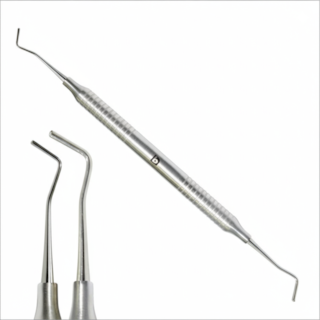 Espátula Composite N.3 Calcador Duplo Cilindrico - QUINELATO