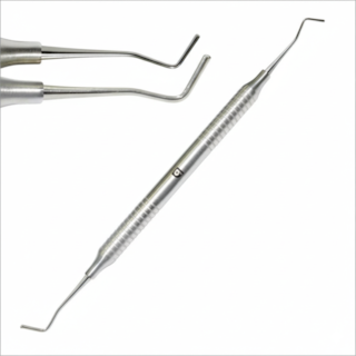 Espátula Composite N.3 Calcador Duplo Cilindrico - QUINELATO