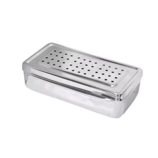 Estojo para Esterilização Inox 20x10x5cm Perfurado G101P - Golgran