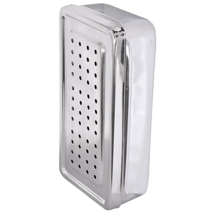 Estojo para Esterilização Inox 20x10x5cm Perfurado G101P - Golgran Estojo para Esterilização Inox 20x10x5cm Perfurado G101P - Golgran