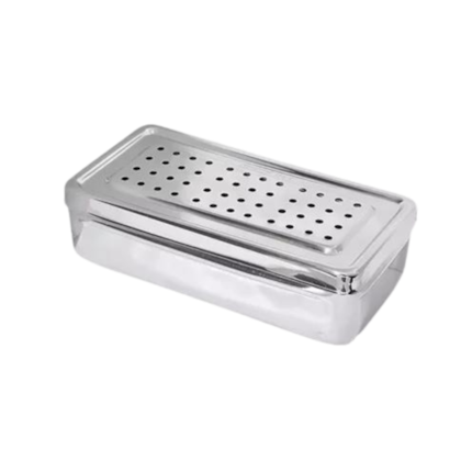 Estojo para Esterilização Inox 20x10x5cm Perfurado G101P - Golgran Estojo para Esterilização Inox 20x10x5cm Perfurado G101P - Golgran