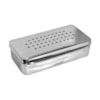 Estojo Perfurado 20X10X05CM 72 FUROS INOX - GOLGRAN