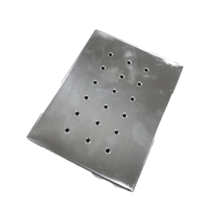 ESTOJO PERFURADO INOX 12X09X03CM PARA GRAMPOS - MILLENNIUM ESTOJO PERFURADO INOX 12X09X03CM PARA GRAMPOS - MILLENNIUM