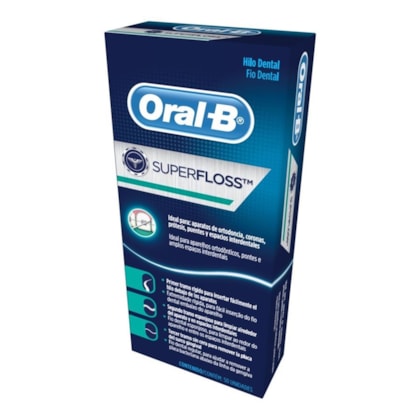 Fio Dental Super Floss - ORAL-B Fio Dental Super Floss - ORAL-B