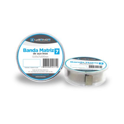 Fita Banda Matriz Metálica - LYSANDA Fita Banda Matriz Metálica - LYSANDA