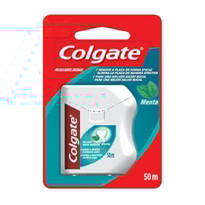 Fita Dental Encerada Menta - COLGATE Fita Dental Encerada Menta - COLGATE