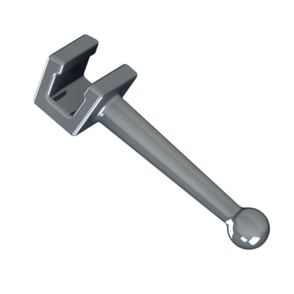 Gancho Ortodôntico Ponta Bola Reto - Orthometric Gancho Ortodôntico Ponta Bola Reto - Orthometric