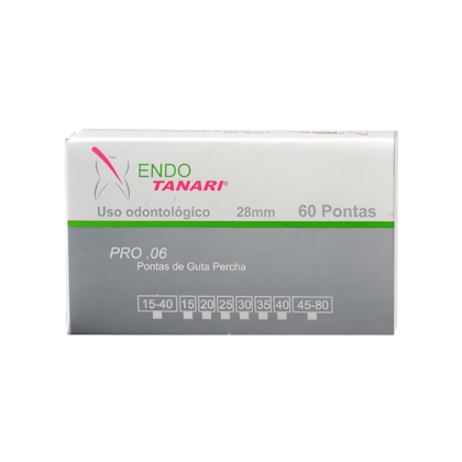 Guta Percha Calibrada Para Sistema Rotatório 06 - Tanari Guta Percha Calibrada Para Sistema Rotatório 06 - Tanari