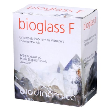 Ionômero de Vidro Forrador Bioglass F Kit - Biodinâmica Ionômero de Vidro Forrador Bioglass F Kit - Biodinâmica