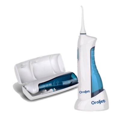 Irrigador Oral Portátil Sem Fio Water Flosser OJ-750B - ORALJET Irrigador Oral Portátil Sem Fio Water Flosser OJ-750B - ORALJET