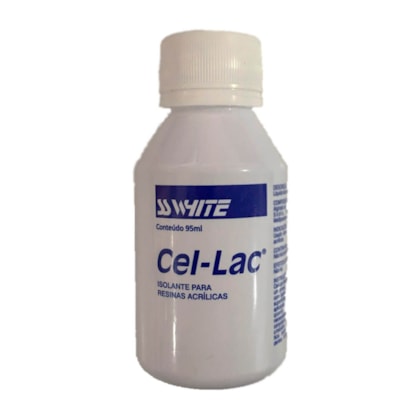 Isolante para Resina Acrilica Cel-Lac com 95 mL - SS WHITE Isolante para Resina Acrilica Cel-Lac com 95 mL - SS WHITE