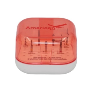 Kit Acabamento Fino e Ultrafino - AMERICAN BURRS Kit Acabamento Fino e Ultrafino - AMERICAN BURRS