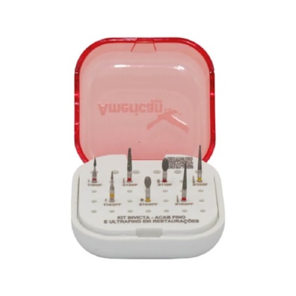 Kit Acabamento Fino e Ultrafino - AMERICAN BURRS Kit Acabamento Fino e Ultrafino - AMERICAN BURRS