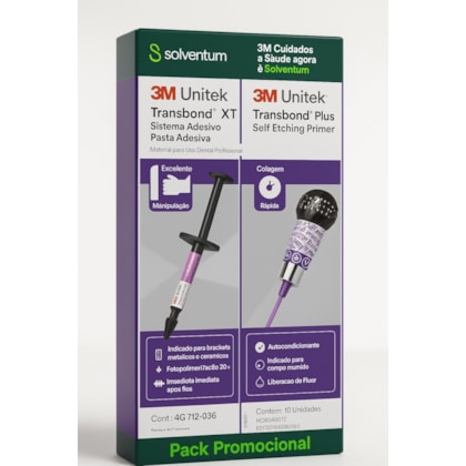 Kit Adesivo Ortodôntico Transbond XT + 10 Adesivos Transbond Plus Self Etching Primer - Solventum