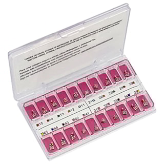 Kit Bráquete Capelozza Max Padrão I 1 Caso C/Gancho Can./Prés .022" - MORELLI