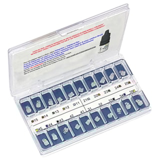 Kit Bráquete Composite Roth 01 Caso C/Gancho Can./Prés .022" - MORELLI Kit Bráquete Composite Roth 01 Caso C/Gancho Can./Prés .022" - MORELLI