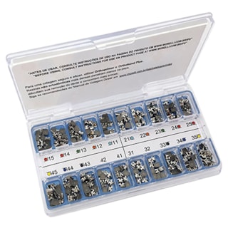 Kit Bráquete Metálico Roth Max Can. 13º Ang. Gancho Can./Prés. .018" - MORELLI