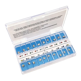 Kit Bráquete Metálico Roth Standard Can. 13° Ang. .022" - MORELLI