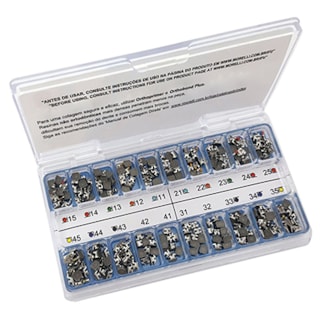 Kit Bráquetes Max 10 Casos Can. 9° Ang. C/Gancho Can./Prés Roth .018" - MORELLI Kit Bráquetes Max 10 Casos Can. 9° Ang. C/Gancho Can./Prés Roth .018" - MORELLI