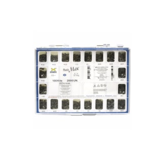 Kit Bráquetes Max 100 Casos Can. 13° Ang. C/Gancho Can./Prés Roth .022" - MORELLI Kit Bráquetes Max 100 Casos Can. 13° Ang. C/Gancho Can./Prés Roth .022" - MORELLI