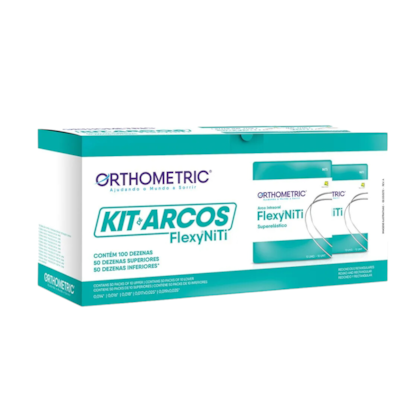 Kit de Arcos NiTi SuperElast (Redondos e Retângulares) - Orthometric