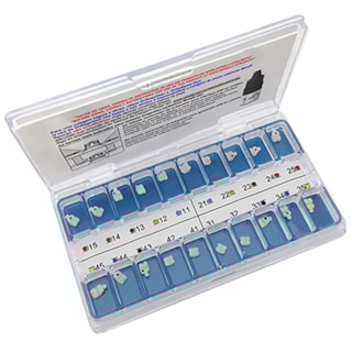 Kit de Bráquete Cerâmico Roth C/Gancho  Can./Prés 01 Caso.022" - MORELLI